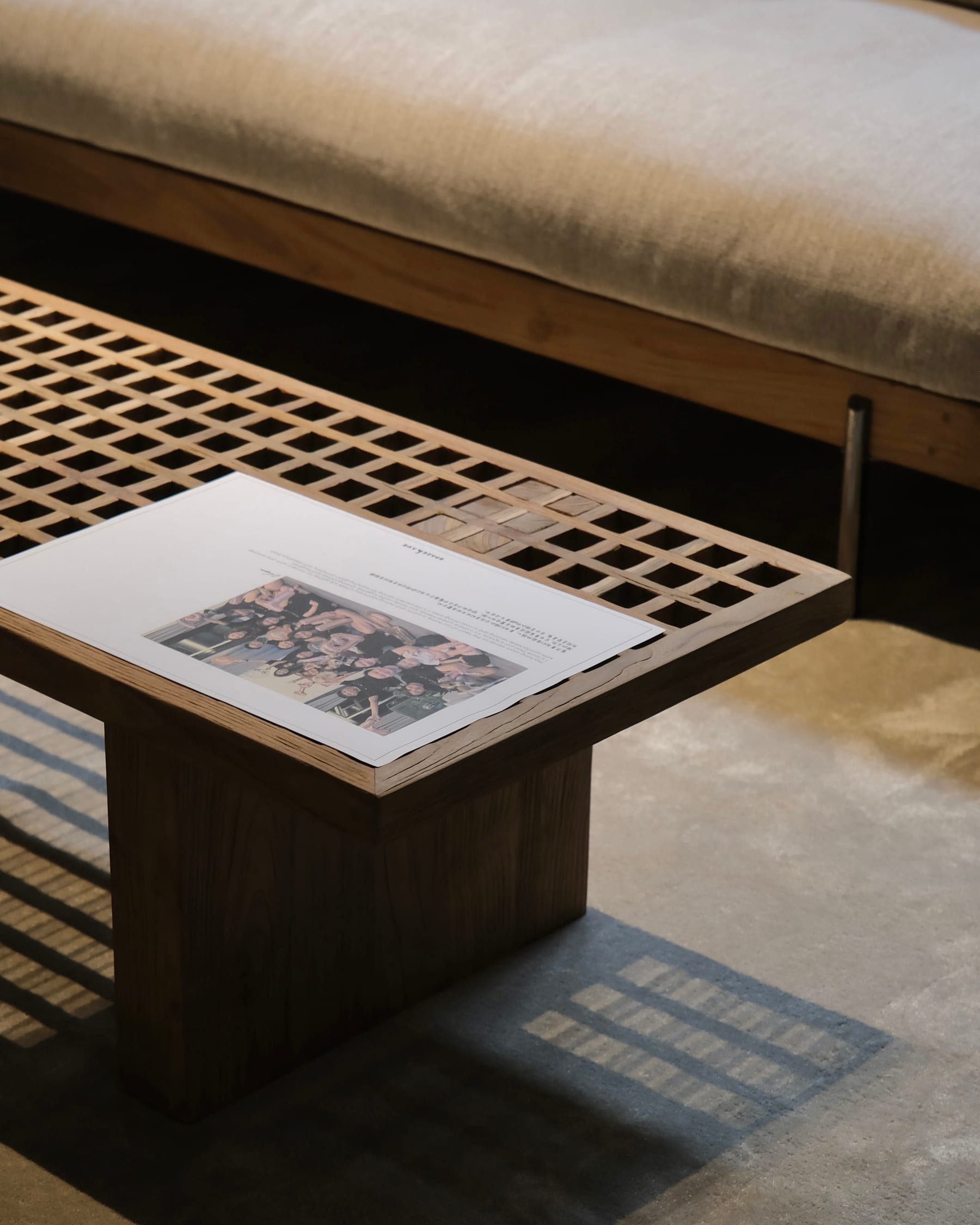 Coffee Table in a Big Brain interior