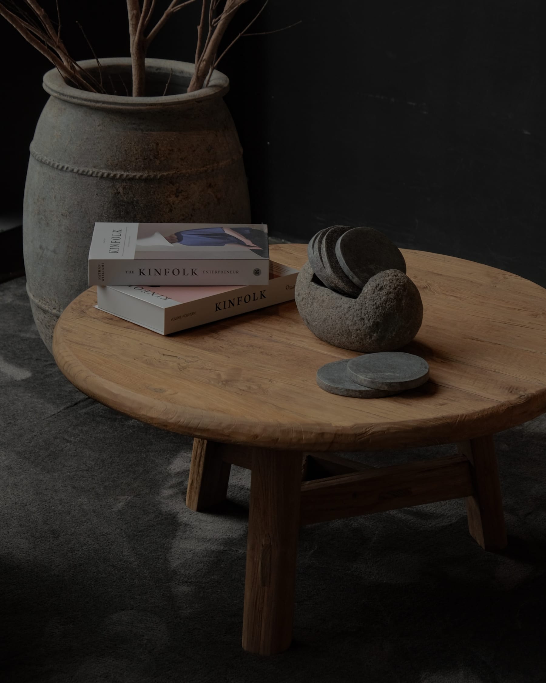 Coffee Table in a Big Brain interior